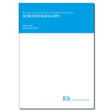 BOLETÍN DE JURISPRUDENCIA DE DERECHO LABORAL Nº12, 2023. SUBCONTRATACIÓN